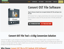 Tablet Screenshot of convert.ostpst.com